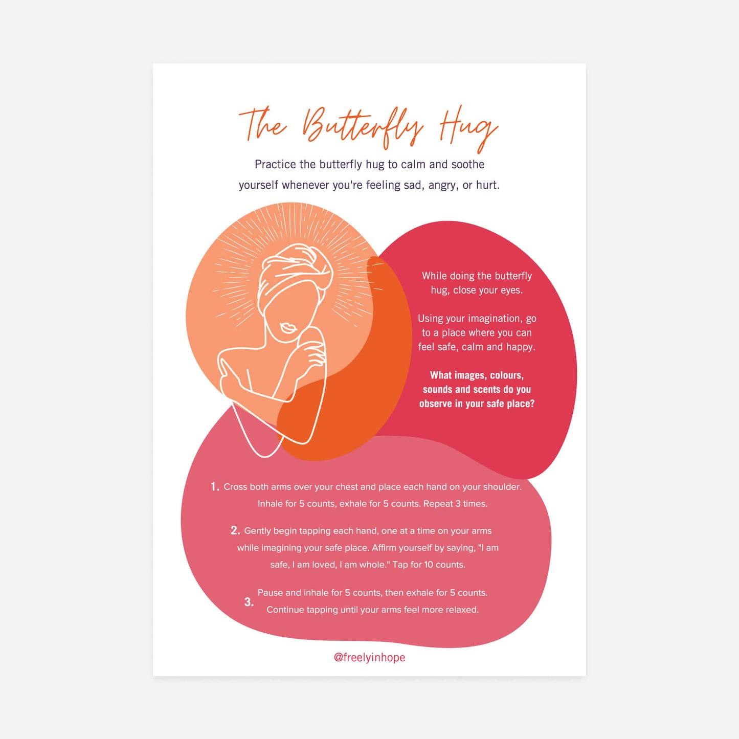 The Butterfly Hug Breathing Exercise