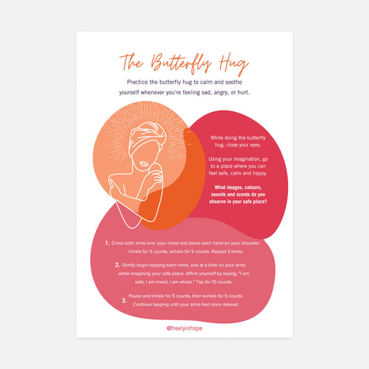 The Butterfly Hug Breathing Exercise